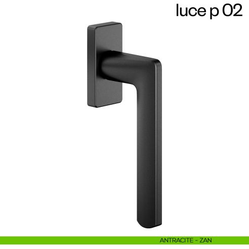 Maniglia per finestra martellina DK Luce P 02 dnd antracite