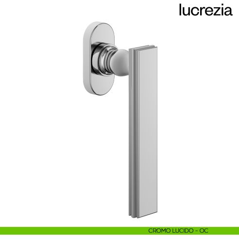 Maniglia per finestra martellina DK Lucrezia dnd cromo lucido
