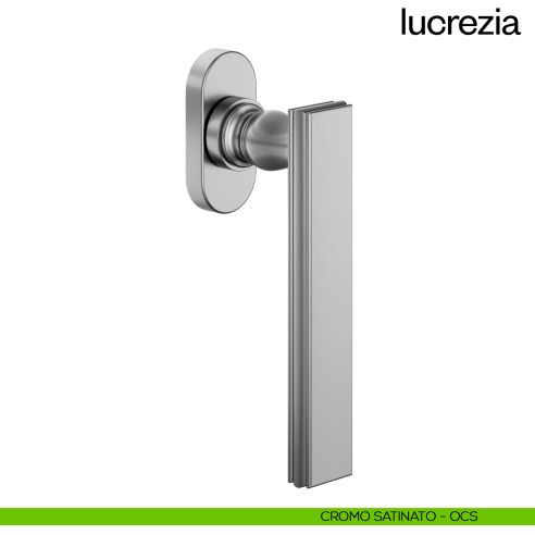 Maniglia per finestra martellina DK Lucrezia dnd cromo satinato