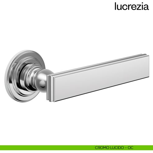 Maniglia per porta Lucrezia dnd Handles cromo lucido