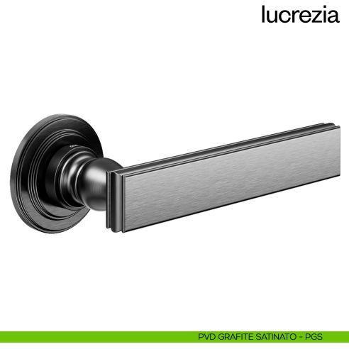 Maniglia per porta Lucrezia dnd Handles grafite satinato