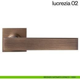 Maniglia per porta Lucrezia 02 dnd Handles con rosetta fine 2