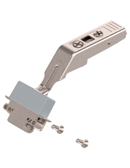 Cerniera centrale per anta con telaio in alluminio stretto Blum 78Z550AT Clip Top per Aventos HF senza molla apertura 134 gradi