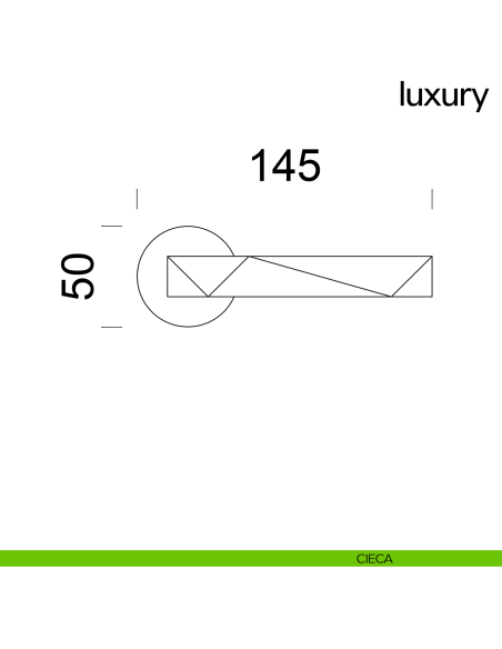 Maniglia per porta Luxury dnd Handles cieca