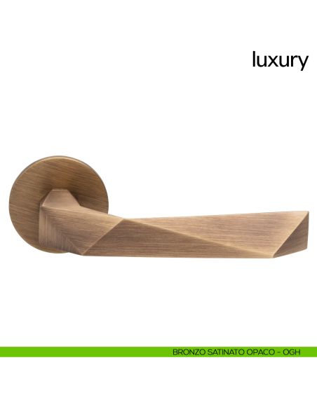 Maniglia per porta Luxury dnd Handles bronzo satinato opaco