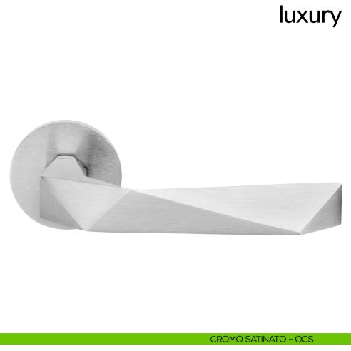 Maniglia per porta Luxury dnd Handles cromo satinato