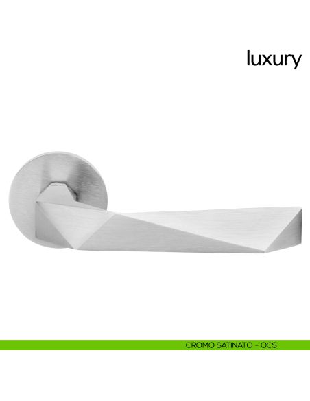 Maniglia per porta Luxury dnd Handles cromo satinato