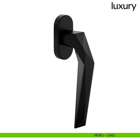 Maniglia per finestra martellina DK Luxury dnd nero