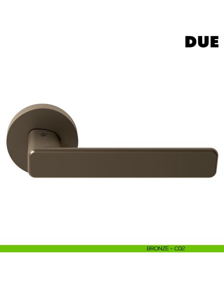 Maniglia per porta Due Colombo Design Mood Collection bronzo