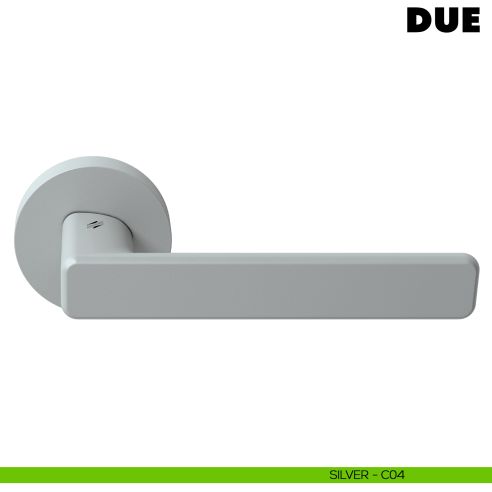 Maniglia per porta Due Colombo Design Mood Collection silver