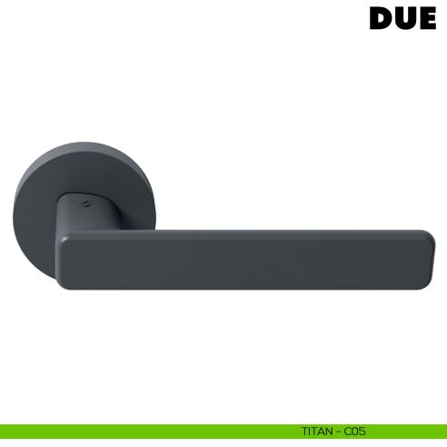 Maniglia per porta Due Colombo Design Mood Collection titan