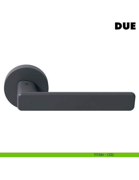 Maniglia per porta Due Colombo Design Mood Collection titan