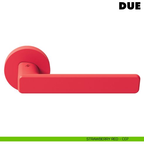 Maniglia per porta Due Colombo Design Mood Collection strawberry red