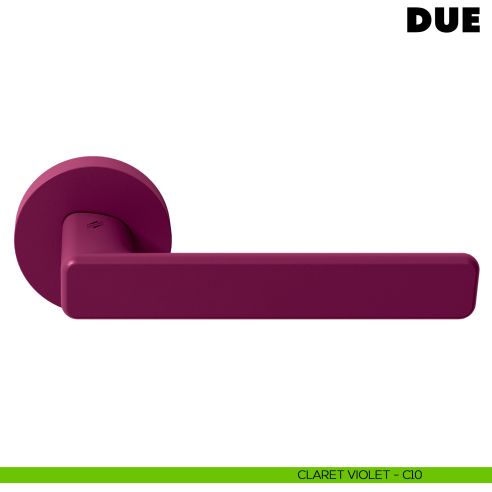 Maniglia per porta Due Colombo Design Mood Collection claret violet