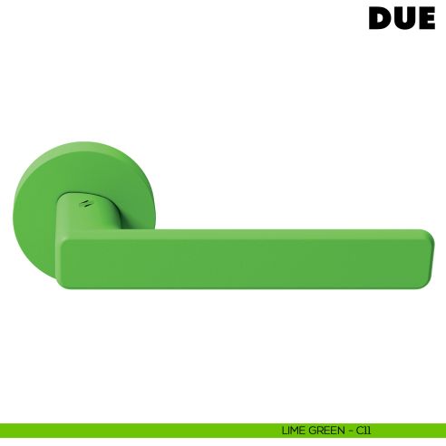 Maniglia per porta Due Colombo Design Mood Collection lime green