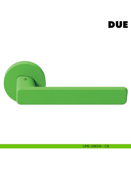Maniglia per porta Due Colombo Design Mood Collection lime green
