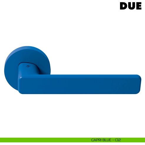 Maniglia per porta Due Colombo Design Mood Collection capri blue