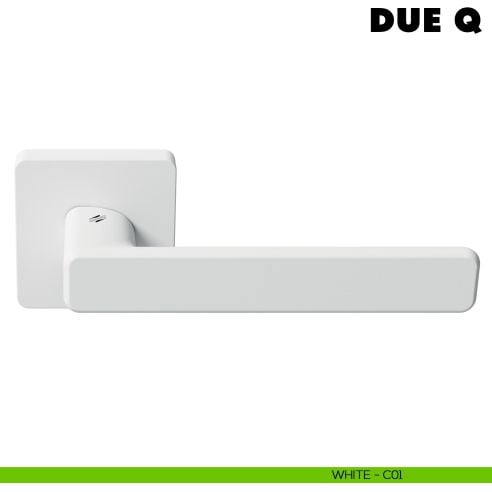 Maniglia per porta DueQ Colombo Design Mood Collection bianco
