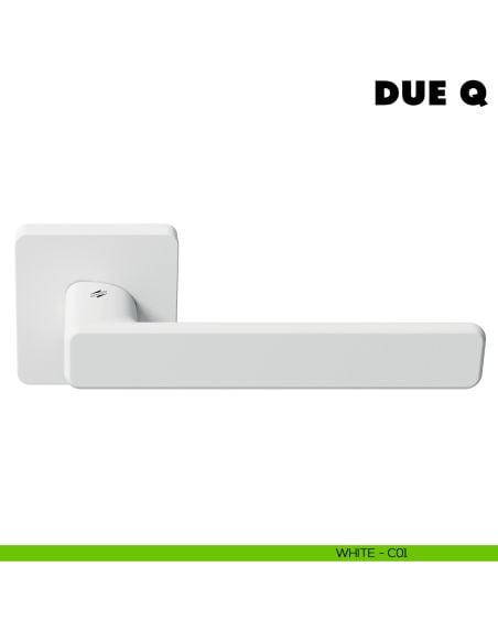Maniglia per porta DueQ Colombo Design Mood Collection bianco