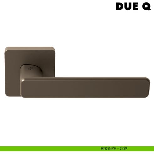 Maniglia per porta DueQ Colombo Design Mood Collection bronzo