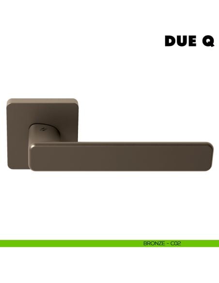 Maniglia per porta DueQ Colombo Design Mood Collection bronzo