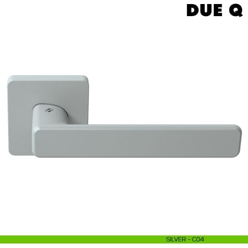 Maniglia per porta DueQ Colombo Design Mood Collection silver