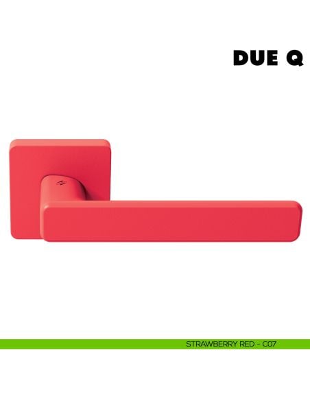 Maniglia per porta DueQ Colombo Design Mood Collection strawberry red