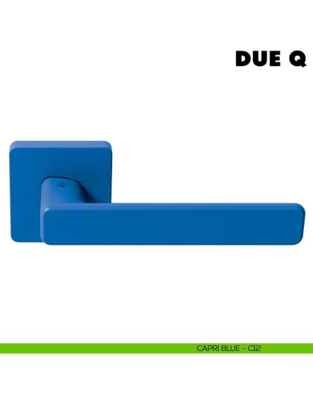 Maniglia per porta DueQ Colombo Design Mood Collection capri blue