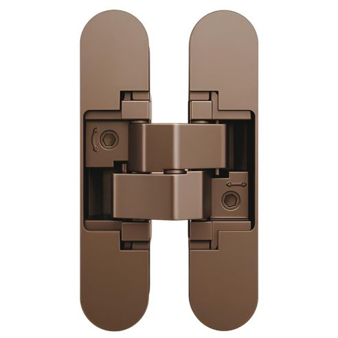 Cerniera a scomparsa regolabile per porta Anselmi AN 150 3D - bronzo antico