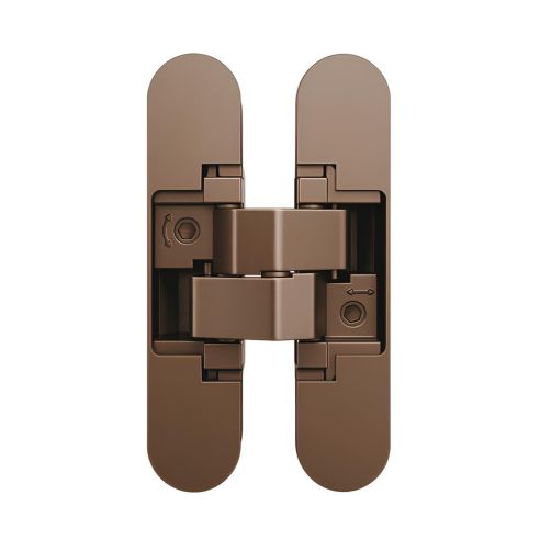 Cerniera a scomparsa regolabile per porta Anselmi AN 150 3D - bronzo antico