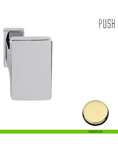 Pomolo per porta Push fisso Colombo Design oroplus