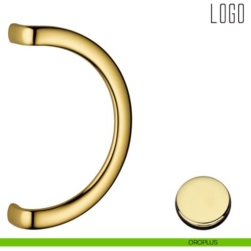 Maniglione per porta Logo Colombo Design zancato LC16 oroplus