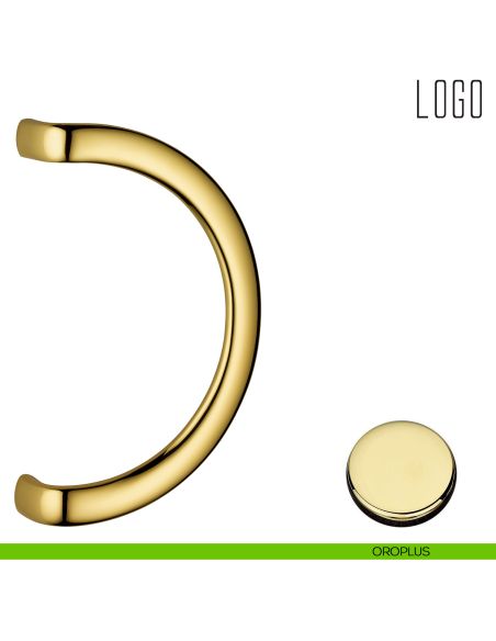 Maniglione per porta Logo Colombo Design zancato LC16 oroplus