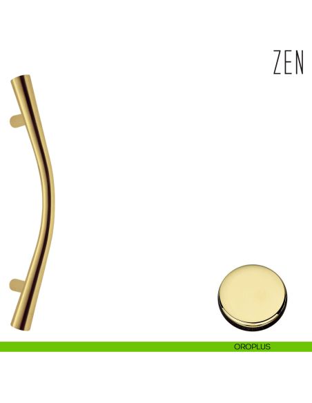 Maniglione per porta Zen Colombo Design zancato CB46 B oroplus