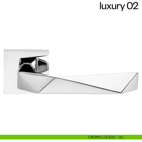 Maniglia per porta Luxury 02 dnd Handles cromo lucido