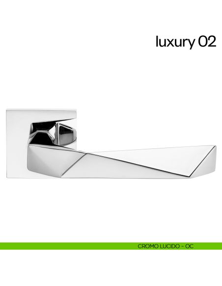 Maniglia per porta Luxury 02 dnd Handles cromo lucido
