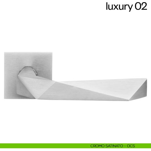 Maniglia per porta Luxury 02 dnd Handles cromo satinato