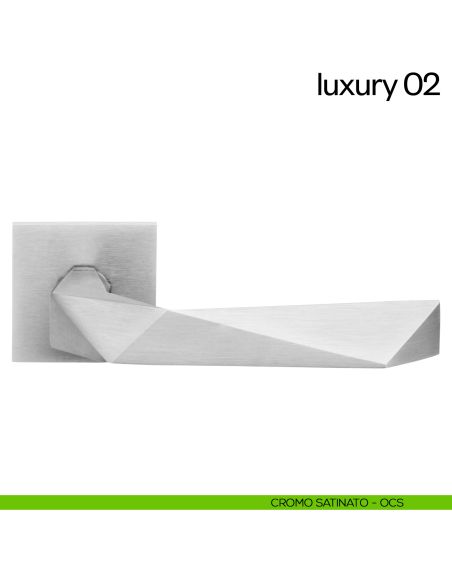 Maniglia per porta Luxury 02 dnd Handles cromo satinato