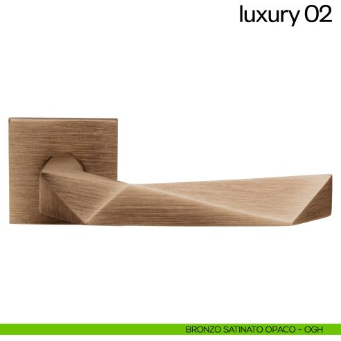 Maniglia per porta Luxury 02 dnd Handles bronzo satinato opaco