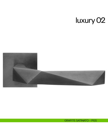 Maniglia per porta Luxury 02 dnd Handles grafite satinato
