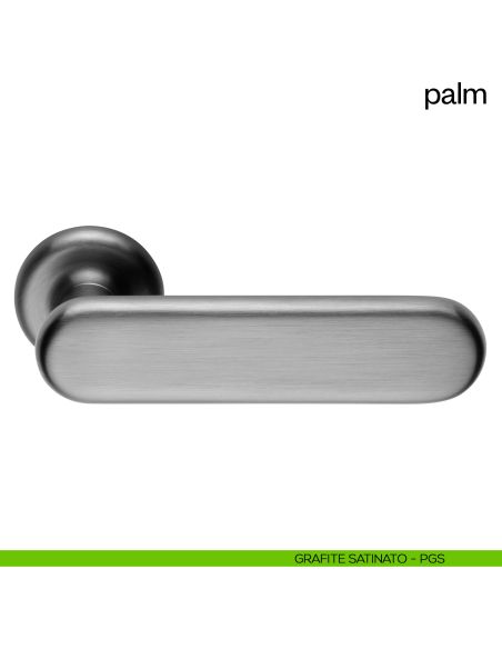 Maniglia per porta Palm dnd Handles grafite satinato
