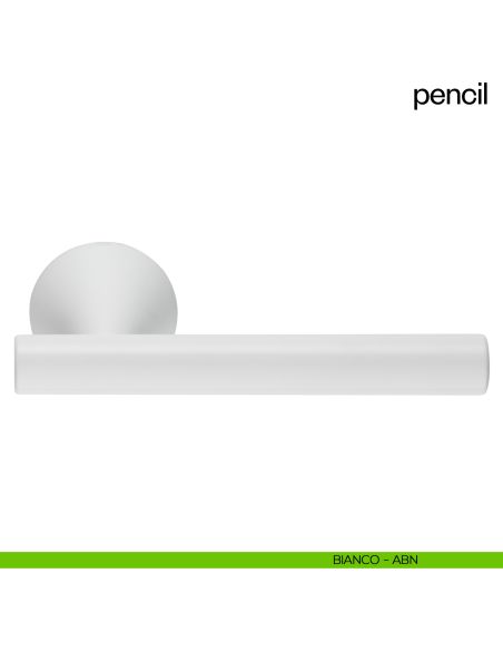Maniglia per porta Pencil dnd Handles bianco