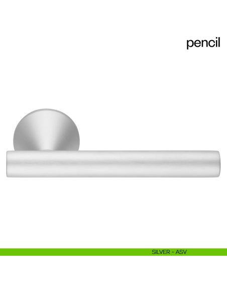 Maniglia per porta Pencil dnd Handles silver