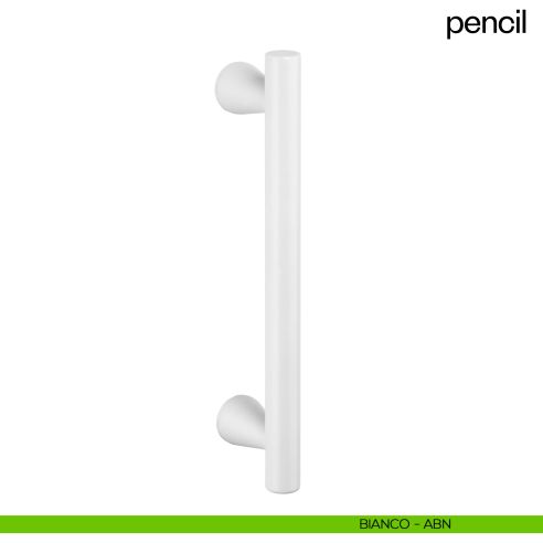Maniglione per porta Pencil dnd handles singolo bianco