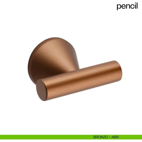 Pomello per porta Pencil fisso dnd diametro 50 mm bronzo