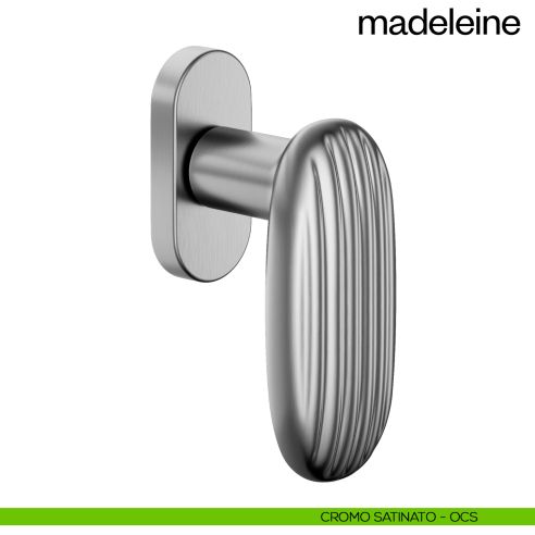 Maniglia per finestra martellina DK Madeleine dnd cromo satinato