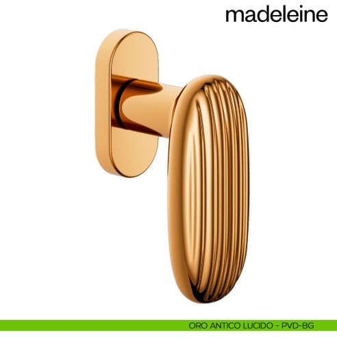 Maniglia per finestra martellina DK Madeleine dnd PVD oro antico lucido
