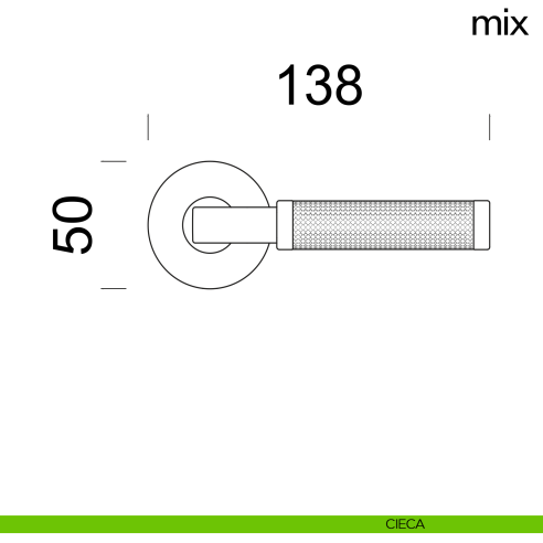 Maniglia per porta Mix dnd Handles cieca