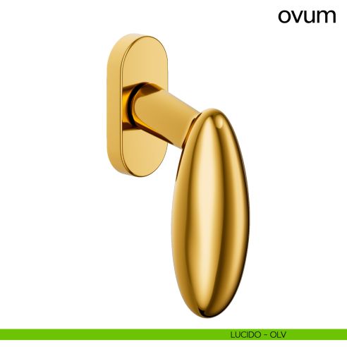 Maniglia per finestra martellina DK Ovum dnd lucido