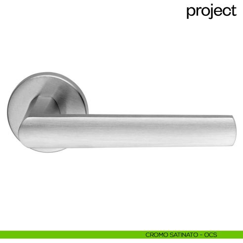 Maniglia per porta Project dnd Handles cromo satinato